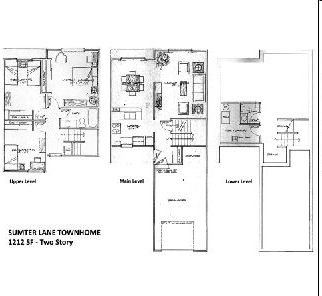 Sumter Lane Townhomes in Bloomington, MN - Building Photo - Floor Plan