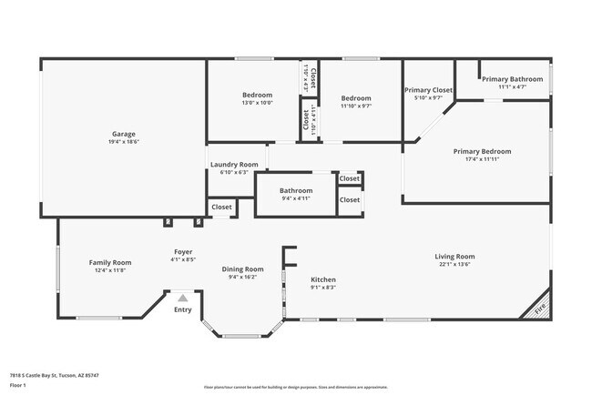 7818 S Castle Bay St in Tucson, AZ - Foto de edificio - Building Photo