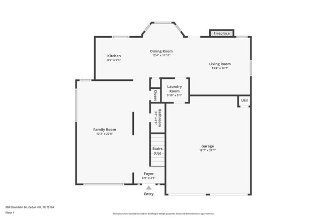 208 Chamblin Dr in Cedar Hill, TX - Foto de edificio - Building Photo