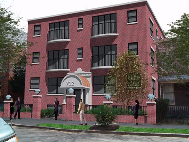 732 Lamont St NW in Washington, DC - Foto de edificio