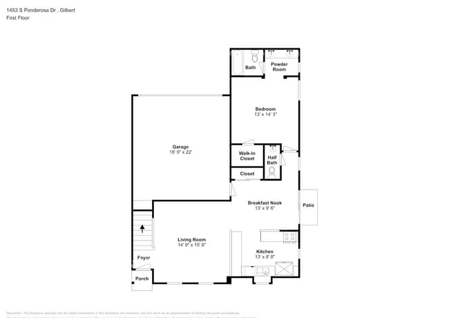 1453 S Ponderosa Dr in Gilbert, AZ - Foto de edificio - Building Photo