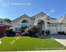 1677 E Morningstar Ln in Fresno, CA - Building Photo