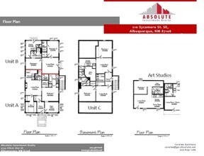 210 Sycamore St SE in Albuquerque, NM - Foto de edificio - Floor Plan