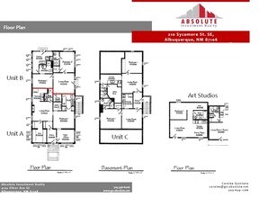 210 Sycamore St SE in Albuquerque, NM - Building Photo - Floor Plan