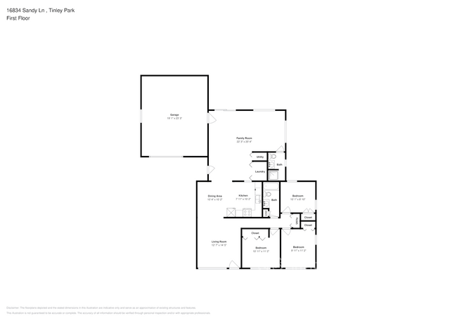 16834 Sandy Ln in Tinley Park, IL - Building Photo - Building Photo