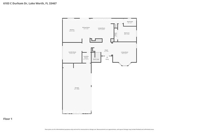 6103 C Durham Dr in Greenacres, FL - Foto de edificio - Building Photo