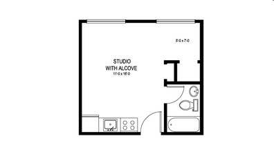 Sutherland 85 in Brighton, MA - Foto de edificio - Floor Plan