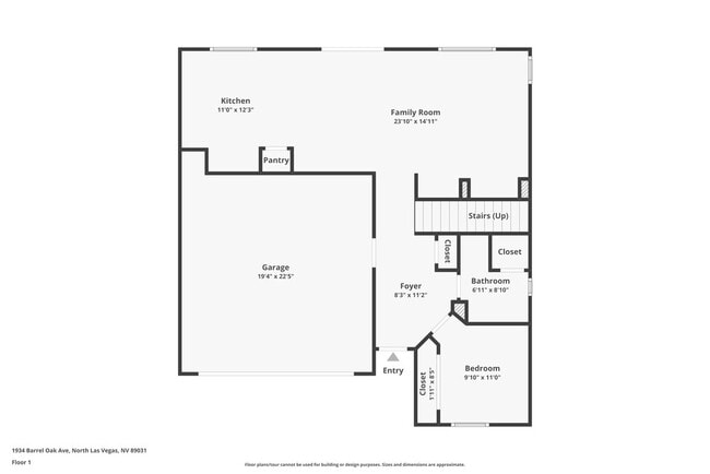 1934 Barrel Oak Ave in North Las Vegas, NV - Foto de edificio - Building Photo