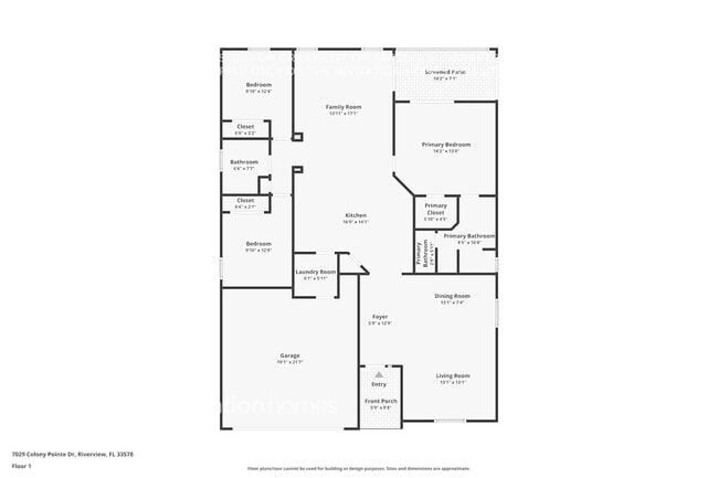 7029 Colony Pointe Dr, Unit 6 in Riverview, FL - Foto de edificio - Building Photo