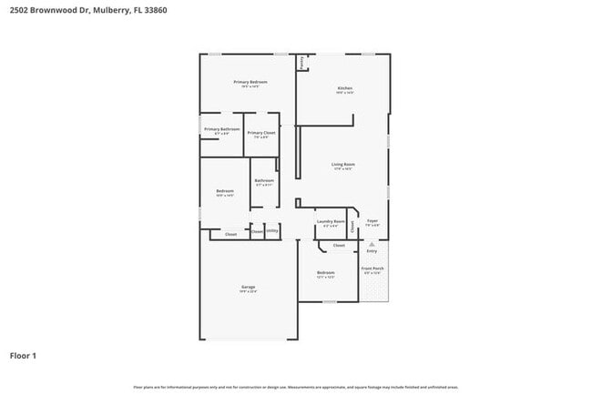 2502 Brownwood Dr in Mulberry, FL - Building Photo - Building Photo
