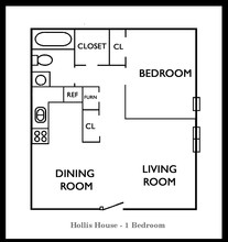 Hollis House Apartments in Charlotte, NC - Building Photo - Floor Plan