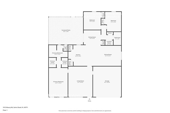 1913 Maury Rd in St. Cloud, FL - Foto de edificio - Building Photo