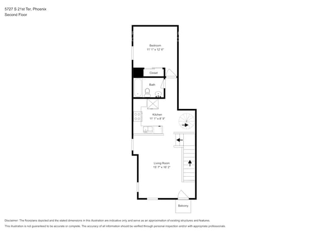 5727 S 21st Terrace in Phoenix, AZ - Foto de edificio - Building Photo