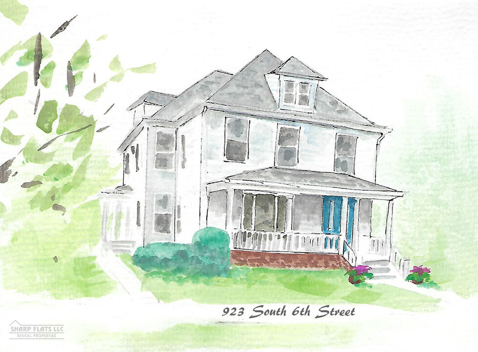 923 S 6th St, Unit 1 in Terre Haute, IN - Building Photo