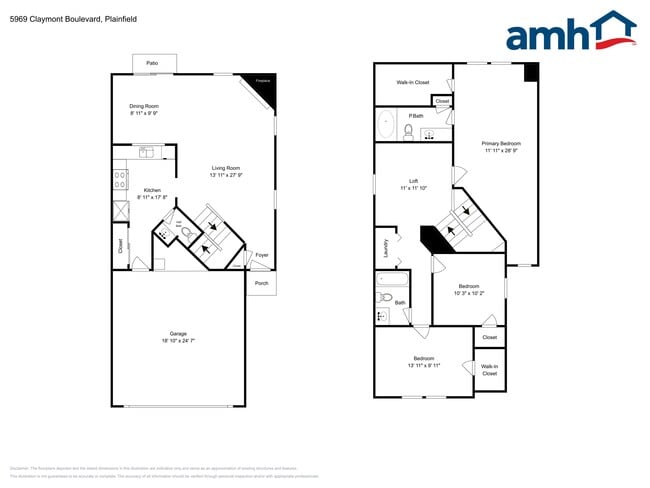 5969 Claymont Blvd in Plainfield, IN - Foto de edificio - Building Photo