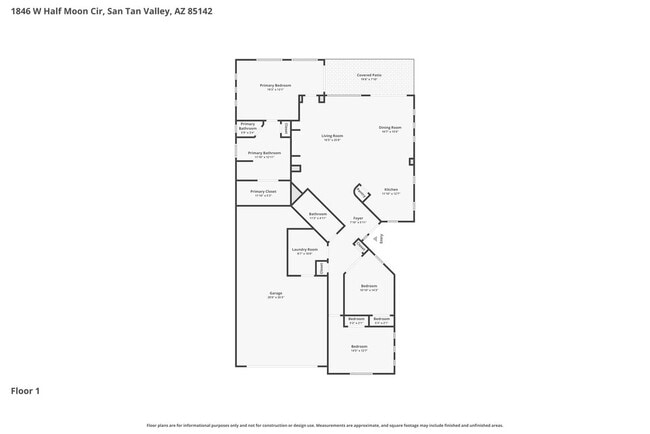 1846 W Half Moon Cir in San Tan Valley, AZ - Foto de edificio - Building Photo