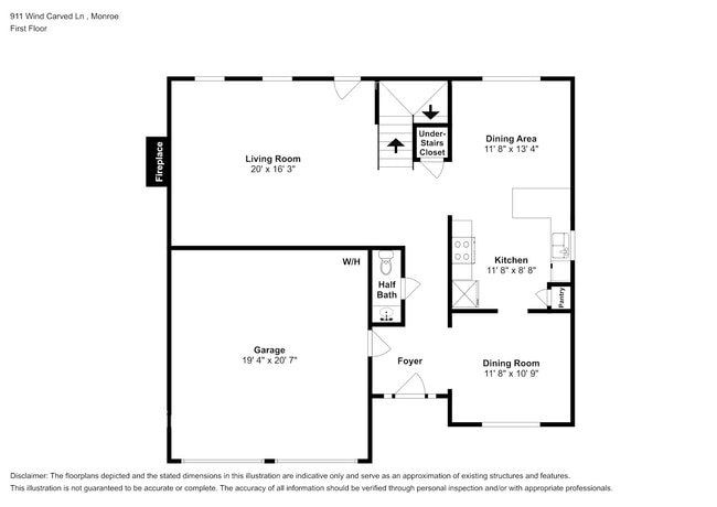 911 Wind Carved Ln in Monroe, NC - Foto de edificio - Building Photo