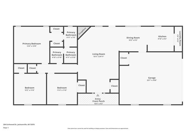 204 Corkwood Dr in Jacksonville, AR - Building Photo - Building Photo