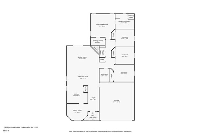 12825 Jordan Blair Ct, Unit 3 in Jacksonville, FL - Foto de edificio - Building Photo