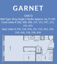 King Street Flats in Boone, NC - Foto de edificio - Floor Plan