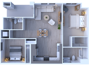 Continental Villages in Moreno Valley, CA - Foto de edificio - Floor Plan