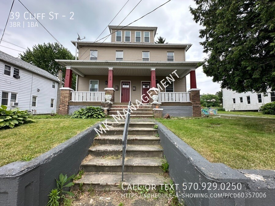 39 Cliff St in Pittston, PA - Building Photo