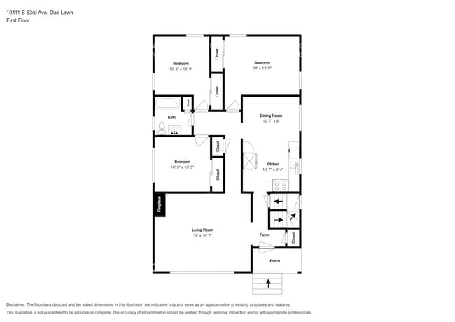 10111 S 53rd Ave in Oak Lawn, IL - Building Photo - Building Photo