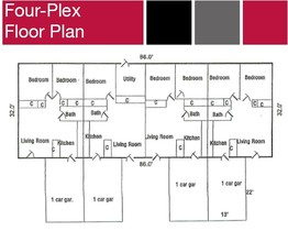 Glasford Multi-Family in Crooks, SD - Building Photo - Floor Plan