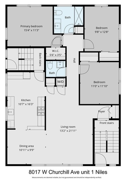 8017 W Churchill Ave, Unit 1 in Niles, IL - Building Photo - Building Photo