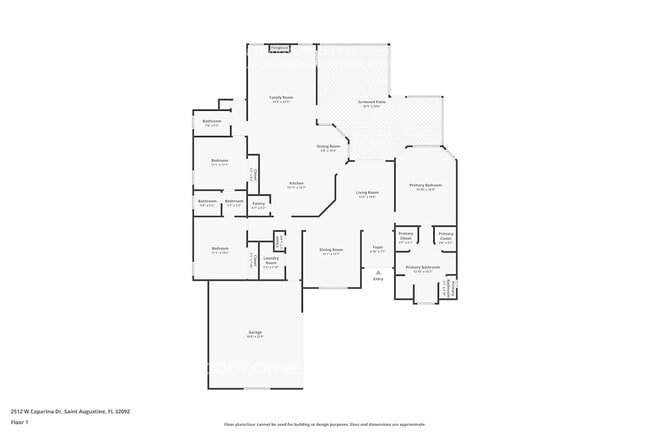 2512 W Caparina Dr in St. Augustine, FL - Foto de edificio - Building Photo