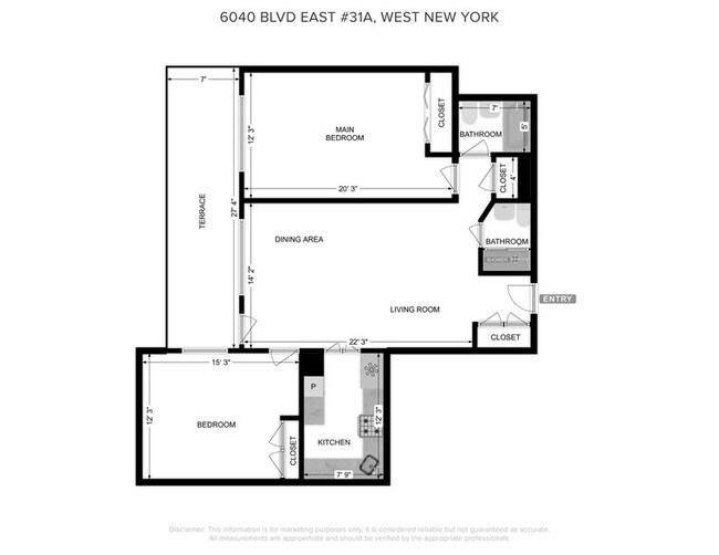 6040 JFK Blvd E in West New York, NJ - Building Photo - Building Photo