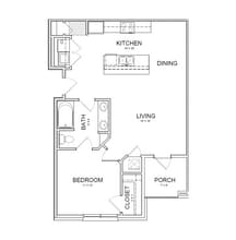 Reserve at Howell Place in Baton Rouge, LA - Foto de edificio - Floor Plan