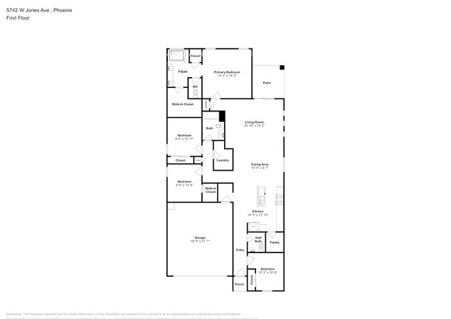 5742 W Jones Ave in Phoenix, AZ - Building Photo - Building Photo