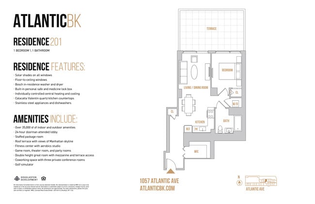 Atlantic BK in Brooklyn, NY - Foto de edificio - Floor Plan