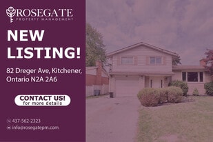 Spacious 5-Bedroom, 2-Bathroom Home in Kit in Kitchener, ON - Building Photo