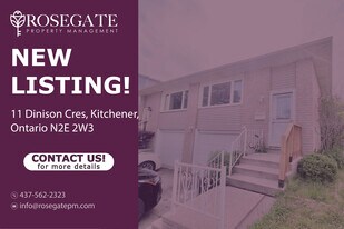 Spacious 3 Bed 2 Bath Main Floor Unit in K in Kitchener, ON - Building Photo