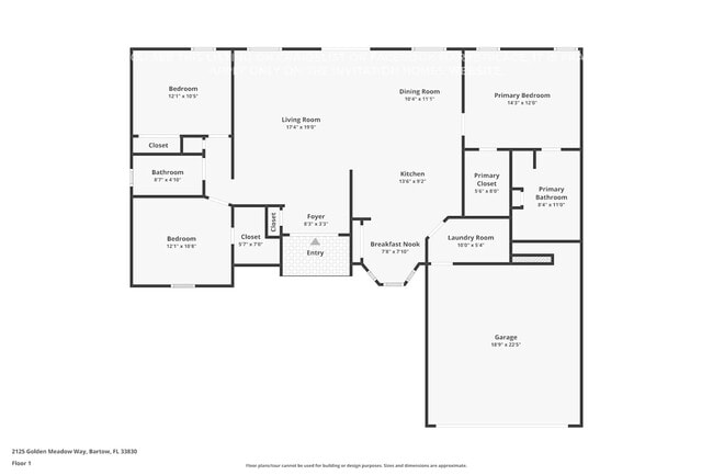 2125 Golden Meadow Way in Bartow, FL - Foto de edificio - Building Photo