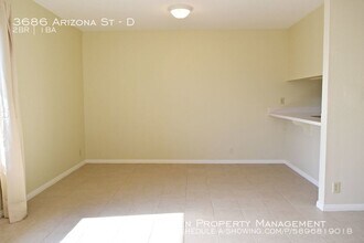 3686 Arizona St-Unit -D in San Diego, CA - Building Photo - Building Photo