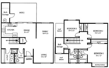 Home Terrace in San Diego, CA - Foto de edificio - Floor Plan