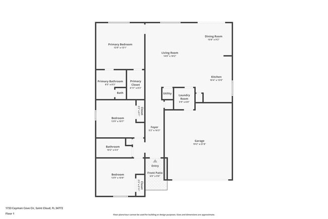 1733 Cayman Cove Cir in St. Cloud, FL - Foto de edificio - Building Photo