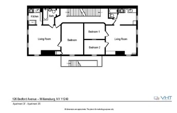 126 Bedford Ave in Brooklyn, NY - Building Photo - Floor Plan