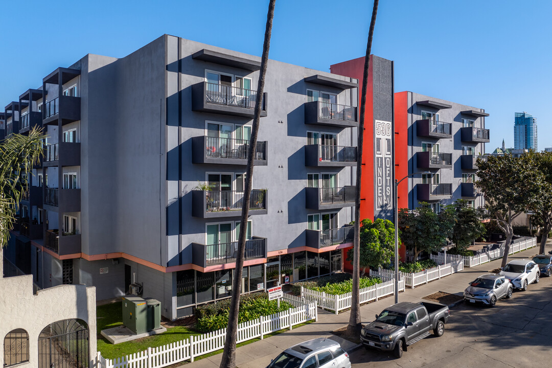 Linden Lofts in Long Beach, CA - Foto de edificio