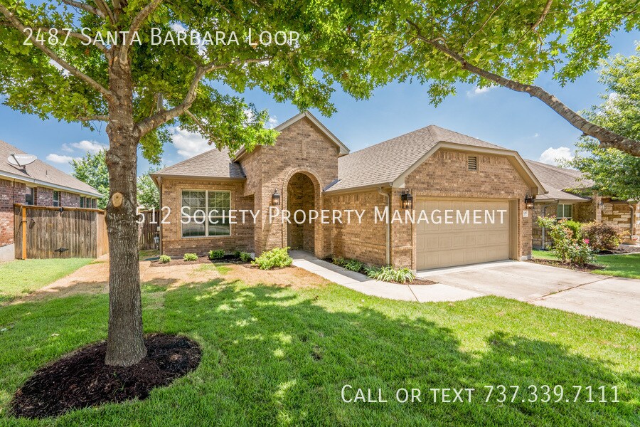 2487 Santa Barbara Loop in Round Rock, TX - Foto de edificio
