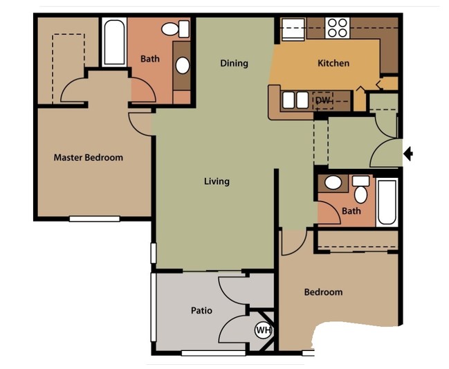 Terracina at Springlake in Woodland, CA - Foto de edificio - Floor Plan