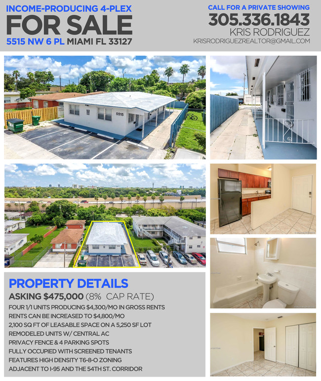 5515 NW 6 PL, Miami, FL 33127