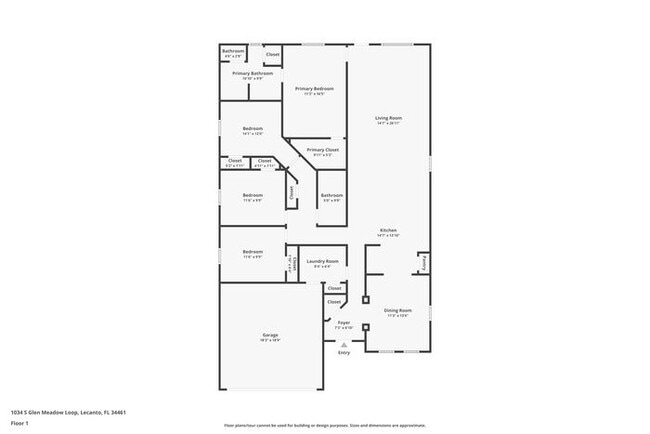 1034 S Glen Meadow Loop in Lecanto, FL - Building Photo - Building Photo