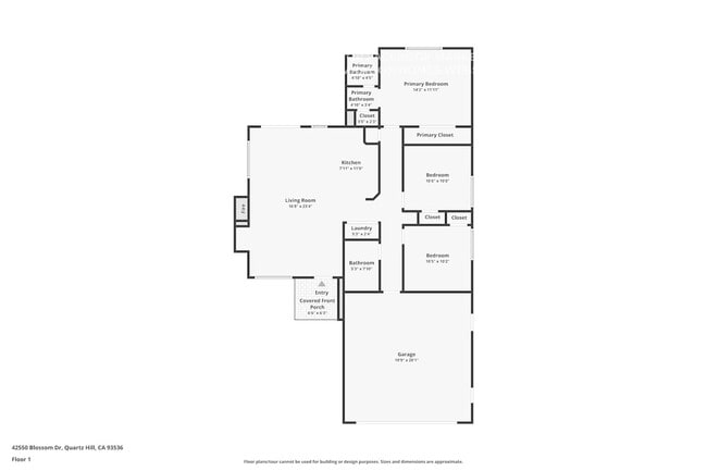 42550 Blossom Dr in Lancaster, CA - Foto de edificio - Building Photo