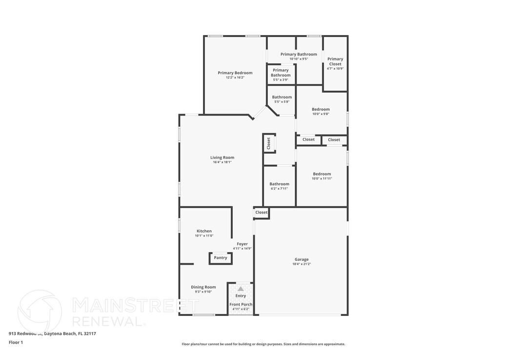 913 Redwood St in Daytona Beach, FL - Building Photo