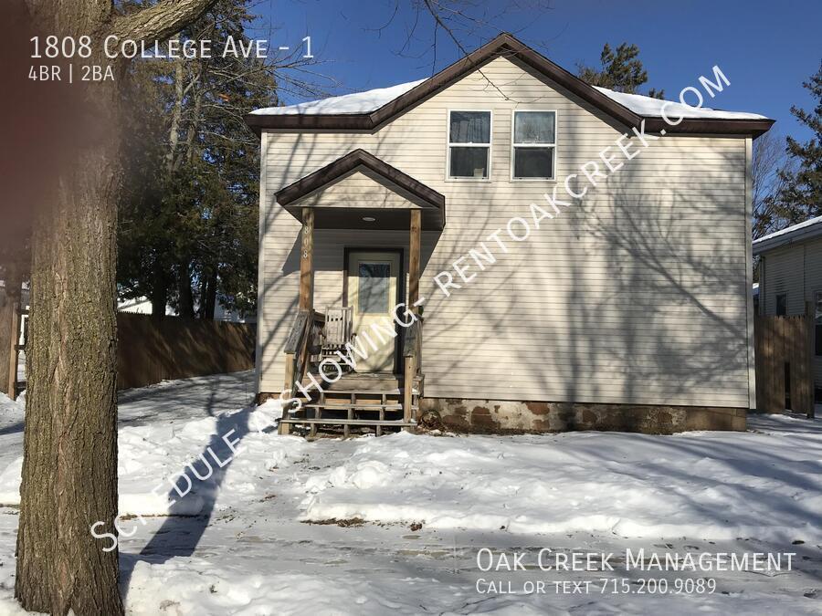 1808 College Ave-Unit -1 in Stevens Point, WI - Foto de edificio