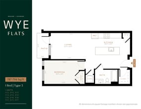 WYE Flats in Boulder, CO - Building Photo - Floor Plan